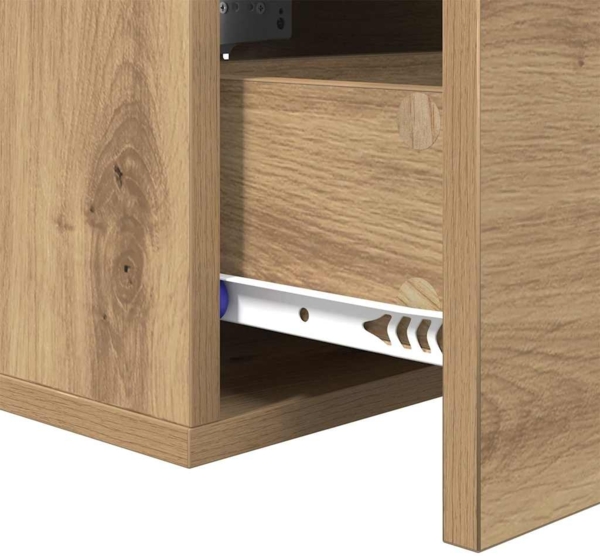 vidaXL Nachttisch 2 pcs Artisan-Eiche 35 x 35 x 20 cm Holzwerkstoff 882353 Bild 9