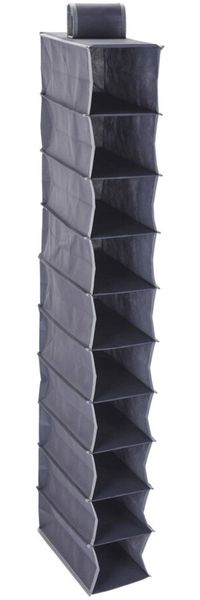 Well Home Schuhregal mit 10 Regalen, leichtes und Robustes Design, 30 x 15 x 120 cm