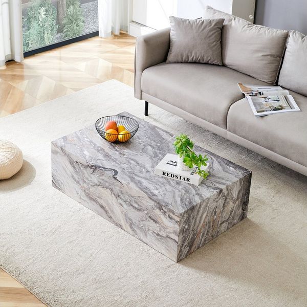 i@home Couchtisch (1 Tisch), rechteckiger Tisch, 90×50×30 cm, keine Montage erforderlich