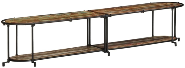 vidaXL TV-Regal 200x42x40 cm Altholz Massiv 4013496