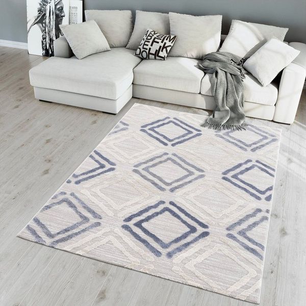 Sanat Teppich Evra 7006, rechteckig, Höhe: 22 mm, Wohnzimmer, Kurzflor, modern, Läufer