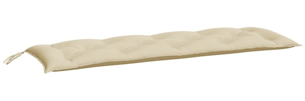 vidaXL Gartenbank-Auflage Beige 150x50x7 cm Oxford-Gewebe 361605