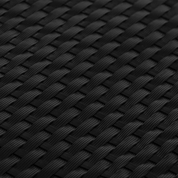 vidaXL Balkon-Sichtschutz Schwarz 1000x100 cm Poly Rattan 156309 Bild 6