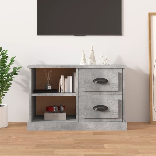 vidaXL TV-Schrank Betongrau 73x35,5x47,5 cm Holzwerkstoff 816172