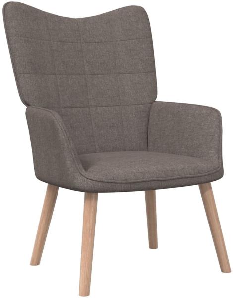 vidaXL Relaxsessel Taupe Stoff [327928]