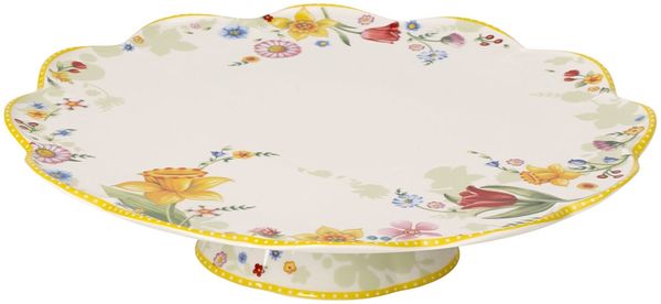 Villeroy & Boch Spring Awakening Tortenplatte auf Fuß