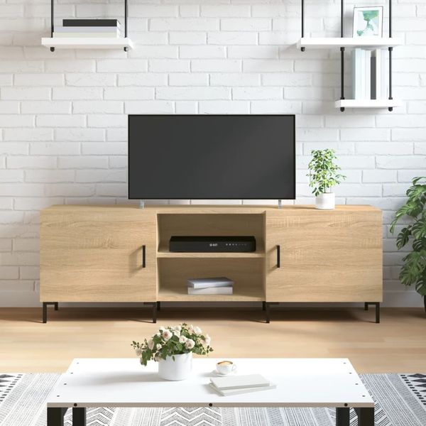 vidaXL TV-Schrank Sonoma-Eiche 150x30x50 cm Holzwerkstoff 829103