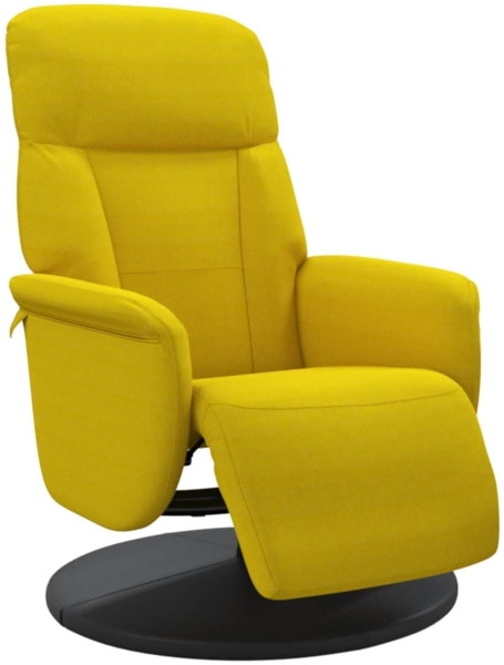 vidaXL Relaxsessel mit Fußteil Gelb Samt 356687
