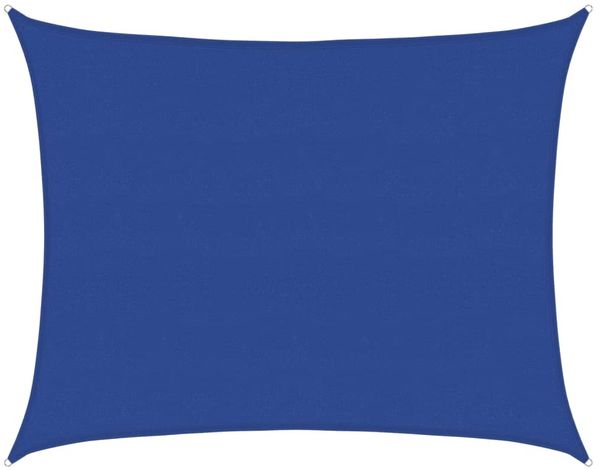 vidaXL Sonnensegel 160 g/m² Rechteckig Blau 6x7 m HDPE 311524 Bild 2