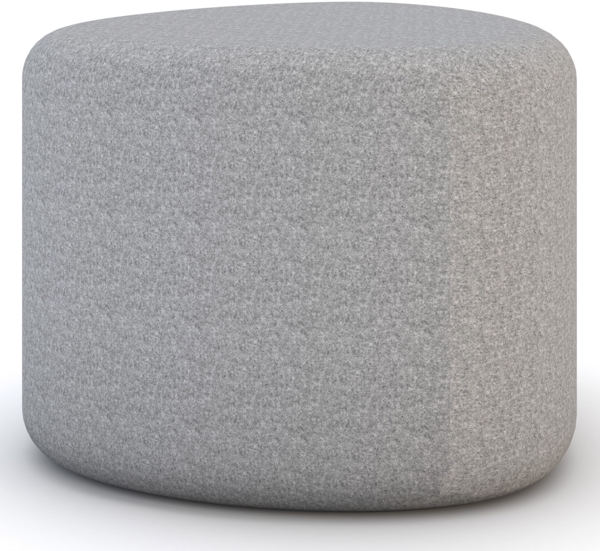 ASSMANN Hocker Messina Grau 40x40x51cm Textil