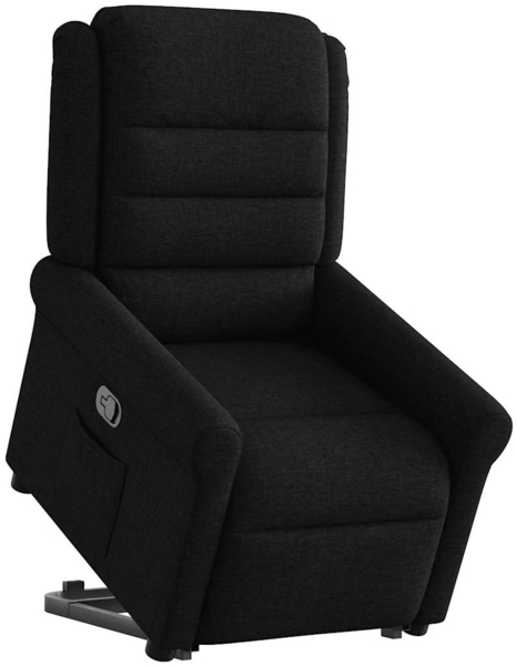 vidaXL Relaxsessel mit Aufstehhilfe Schwarz Stoff 3303316