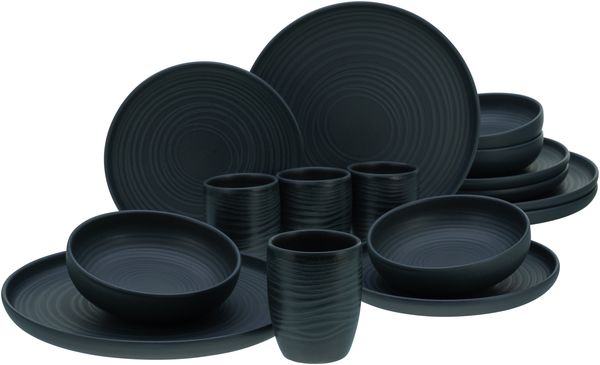 Uno Black Lava Stone, Kombiservice 16-tlg (mo)