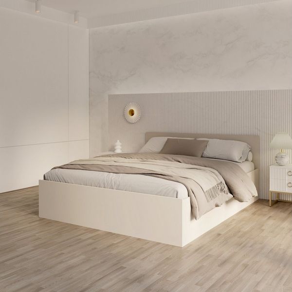 FDM Stauraumbett Bettgestell Bettrahmen Doppelbett 120x200, 140x200, 160x200, 180x200cm (MADE IN EU - Elternbett Doppelbett Gästebett Bett, optional mit Matratze + inklusive Lattenrost), Metallrahmen mit hydraulischer Klappfunktion