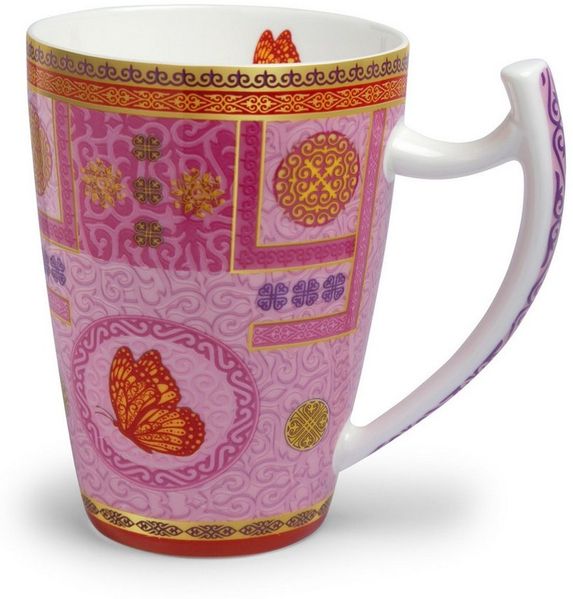 TeaLogic Tasse Tilly Schmetterling Fine Bone China Porzellan Jumbobecher 0,5 L