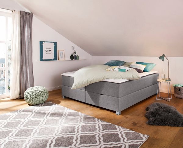 Home affaire Boxbett Alexis, ohne Kopfteil - ideal für Räume mit Dachschrägen, in 4 Breiten