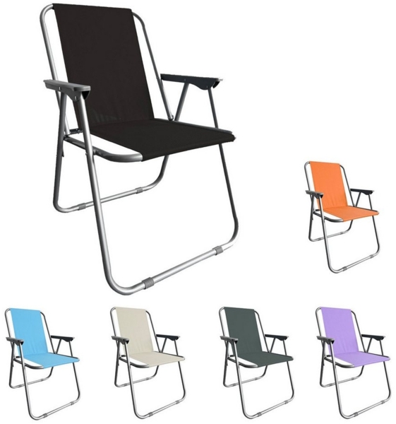 Mojawo Klappstuhl Klappstuhl Campingstuhl Campingsessel Outdoorstuhl Camping Metall