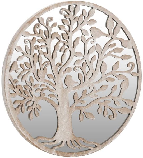 vidaXL Gartenspiegel Sand 60x2,5 cm Eisen Rund 318371 Bild 3
