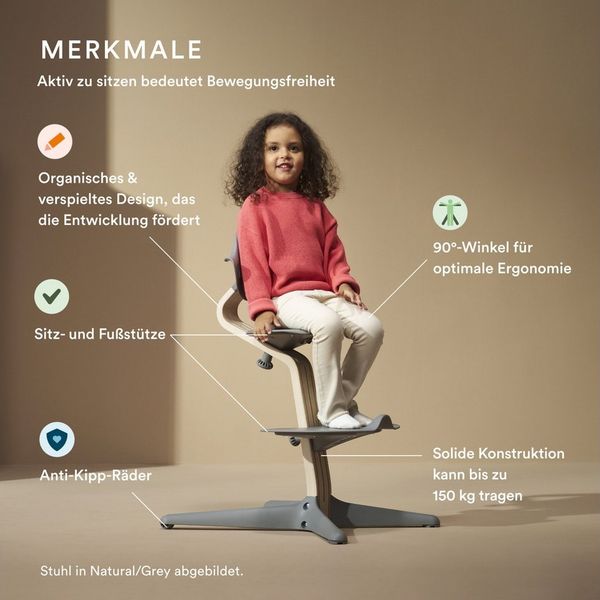 Stokke Nomi Hochstuhl Walnuss/White
