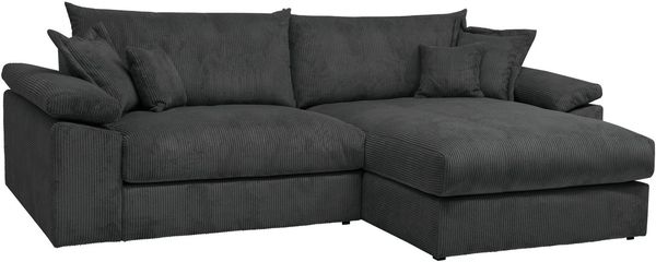 Home affaire Ecksofa Soft&Cosy XXL L-Form, B: 303 cm - OTTO. Verlässliche Qualität, Mega-Sofa, Cord oder Chenille-Struktur, mit Federkern & 4 Zierkissen