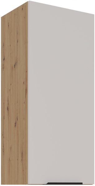 Küchen Hängeschrank 40 cm Küche SOLANO Kaschmir beige matt + Eiche Artisan matt Küchenzeile Küchenblock Küche Einbauküche