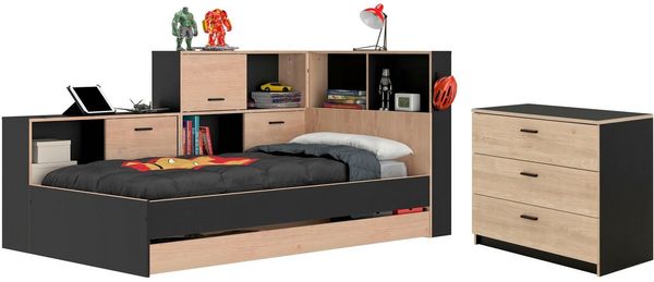 Gami Jugendzimmer-Set Erwan, (2-tlg), Ideal für Kinder- und Jugendzimmer