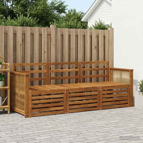 vidaXL Sofagarnituren 3 pcs Massivholz Akazie 3383965