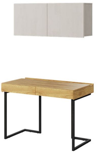 Kinderzimmer-Set Teen Flex 2-teilig Hickory Natur betonfarben