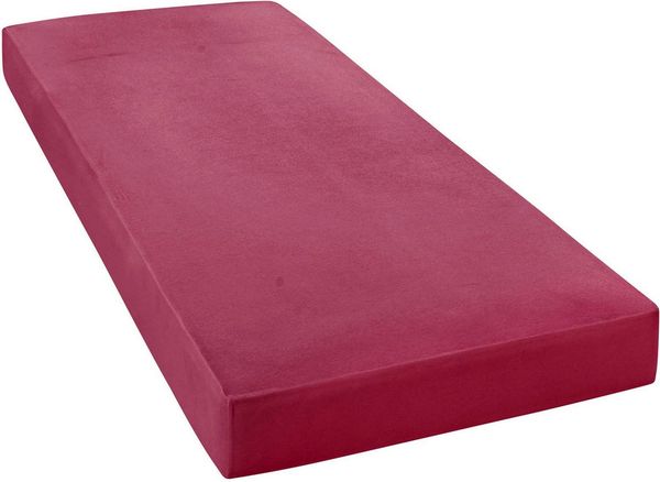 Janine Spannbettlaken Jersey Elastic, Granat, Größe Bettlaken:140/160x200/220