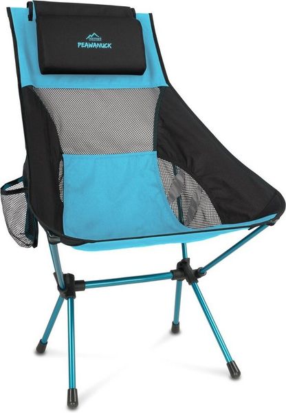 normani Campingstuhl Ultraleichter Campingstuhl Pewanuck, Outdoorstuhl Hochlehner Faltstuhl Strandstuhl Anglerstuhl