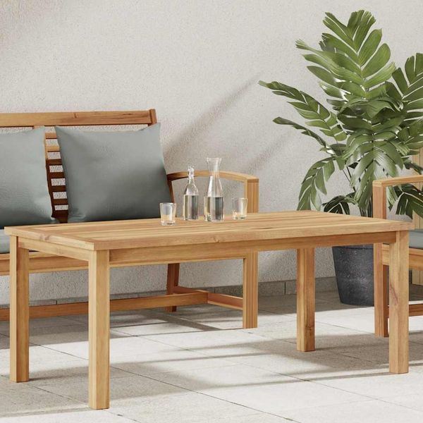 vidaXL Couchtisch Braun 110 x 55 x 45 cm Massivholz Teak 42002304