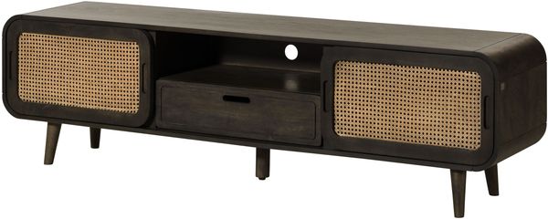 TV-Board Mango 180x40x50 dunkelgrau lackiert VALENCIA #222