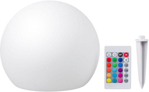 Ubbink LED Gartenleuchte MultiBright Solar Float 25, Ein-/Ausschalter, LED fest integriert, Farbwechsler, Kaltweiß, RGB, für Garten, Teich oder Pool