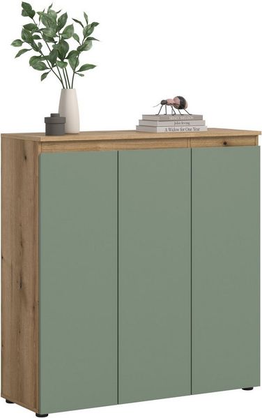 Home affaire Mehrzweckschrank CIPELA, 105x111 cm, viel Stauraum, variable Einlegeböden, universal (1-St, in vielen verschiedenen Trendfarben verfügbar) Schuhschrank, Kleiderschrank, Universalschrank, Aktenschrank, Schrank