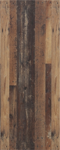 FORTE 'CLIF' Stehtisch, Bartisch, Optik: Old Wood, Vintage Grau, 118,3 x 47,3 x 151,5 cm Bild 9