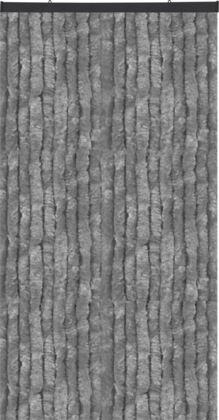 Flauschvorhang in Sondergröße - Türvorhang Breite: 100cm - Länge: 250cm, Dunkelgrau