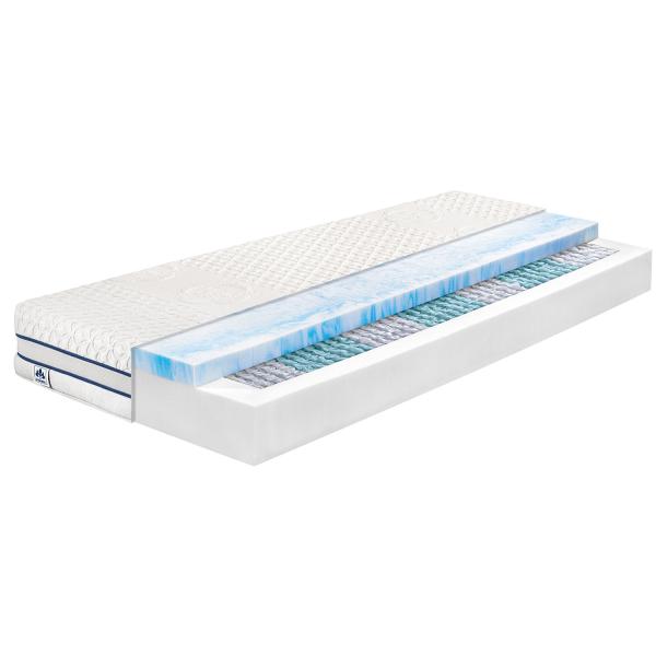 Badenia Irisette Gel-activ Classic TFK 7-Zonen-Gel-Taschenfederkernmatratze H3, 100x200 cm