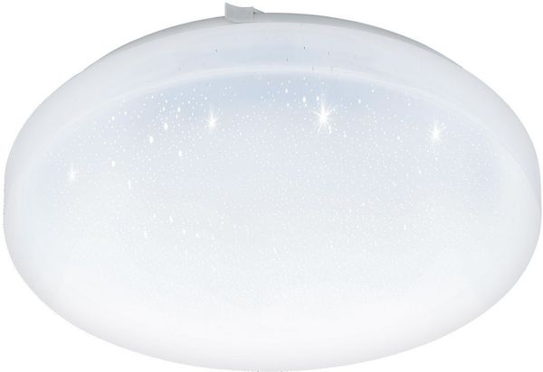 Eglo 97877 LED Deckenleuchte FRANIA-S 10W 3000K mit Kristallen weiß Ø28cm H:7cm
