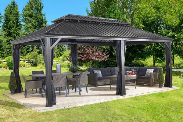 Sojag Messina 1220 | Pavillon mit festem Dach |
