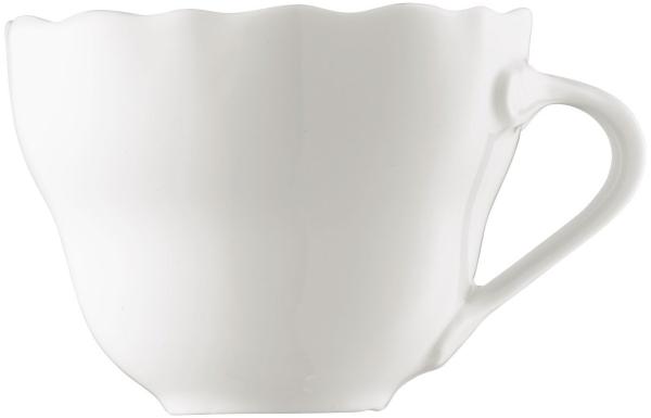 Hutschenreuther Maria Theresia Kaffeetasse, Obertasse, Porzellan, Weiß, Spülmaschinenfest, 230 ml, 14742