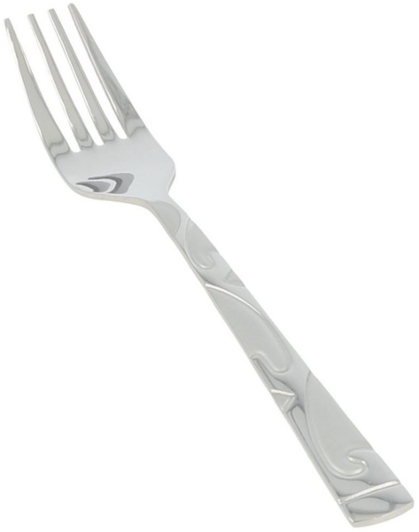 6x AL-5004 "Kuchengabel" Besteck Menübesteck Kuchenlgabel Edelstahl Gabel Silber Glänzend mit Gravur