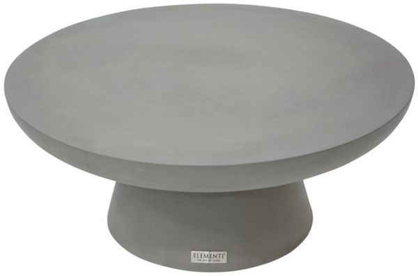 ELEMENTI Couchtisch KYLIX aus Beton, modern, Wohnzimmer Tisch (1-St, Couchtisch aus Beton), Spacegrau,Beton