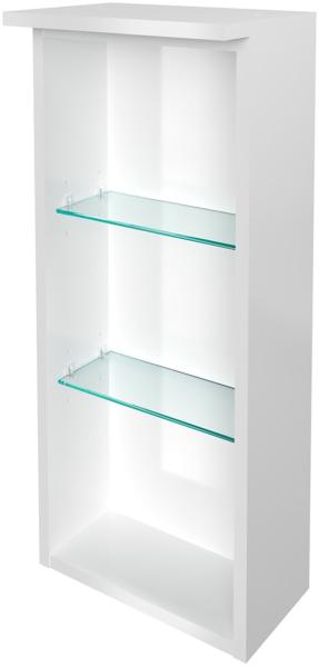 Fackelmann OXFORD Badregal, 3 Fächer, 30 cm breit, Weiß