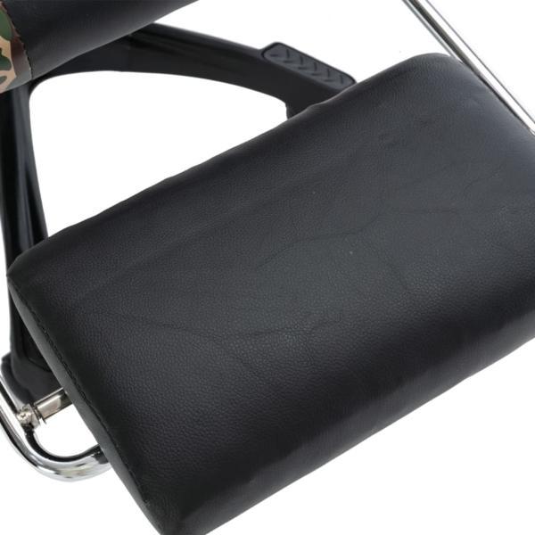 vidaXL Gaming-Stuhl mit Fußstütze Schwarz und Tarnmuster Kunstleder 320096 Bild 10