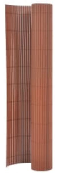 vidaXL Gartenzaun Doppelseitig 110x300 cm Braun 317154