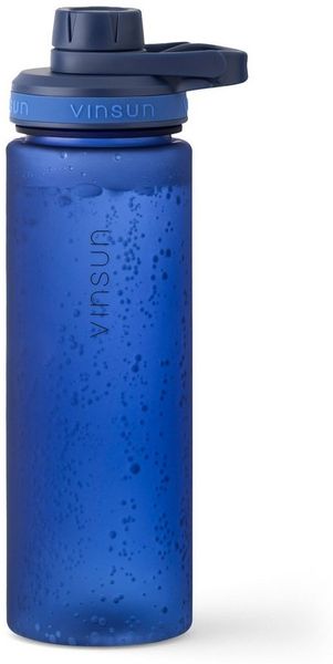 Vinsun Trinkflasche Sportflasche 750ml - Wasserflasche BPA frei & Kohlensäure geeignet, Auslaufsicher, bruchsicher, wiederverwendbar, leicht, Tritan Flasche