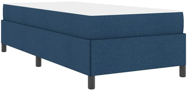 vidaXL Boxspringbett mit Matratze Blau 90 x 190 cm Stoff 3398828 Bild 9