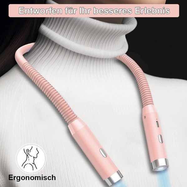 Jibenhome LED Leselampe Hals Leselampen, mit 3 Farben Buchlampe Aufladbar Leselicht Halslampe, für Lesen Stricken Häkeln Nähen Reparieren, Flexibel 3000K 4500K 6000K