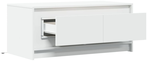 vidaXL LED-Couchtisch Weiß Holzwerkstoff 851984 Bild 8