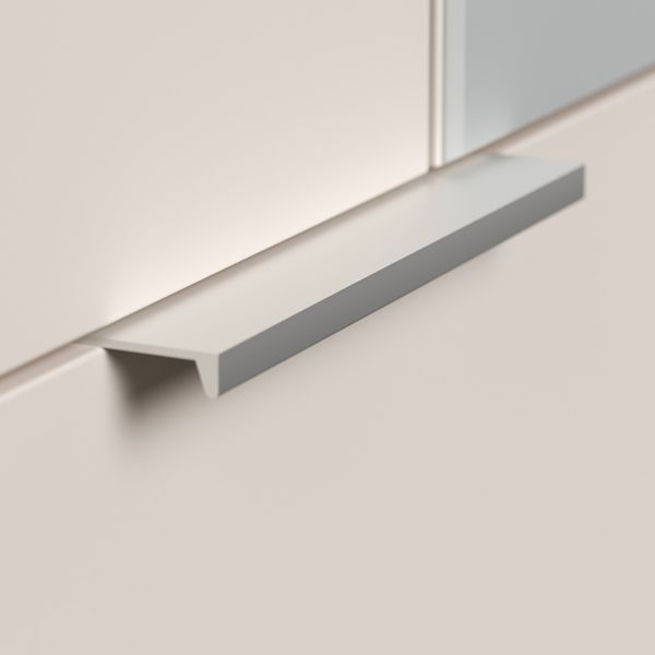Mehrzweckschrank Castello-L Spiegeltür 2 Softeinzüge 30 Paar Creme-Grafit : Creme / Grafit Bild 8