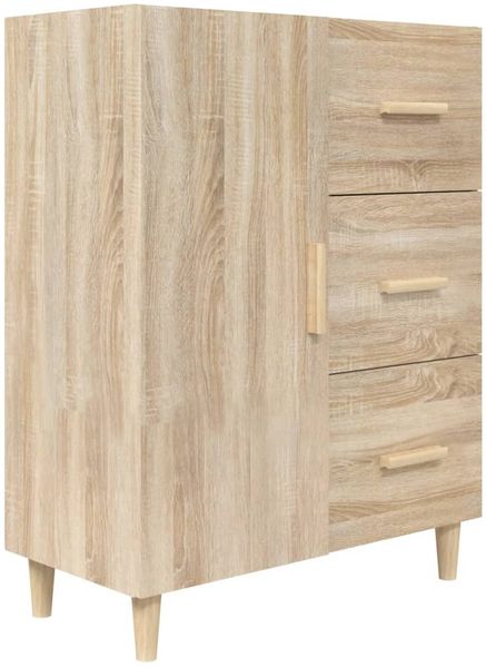 Sideboard, Kommode Sonoma-Eiche 69,5x34x90 cm Holzwerkstoff j3009p